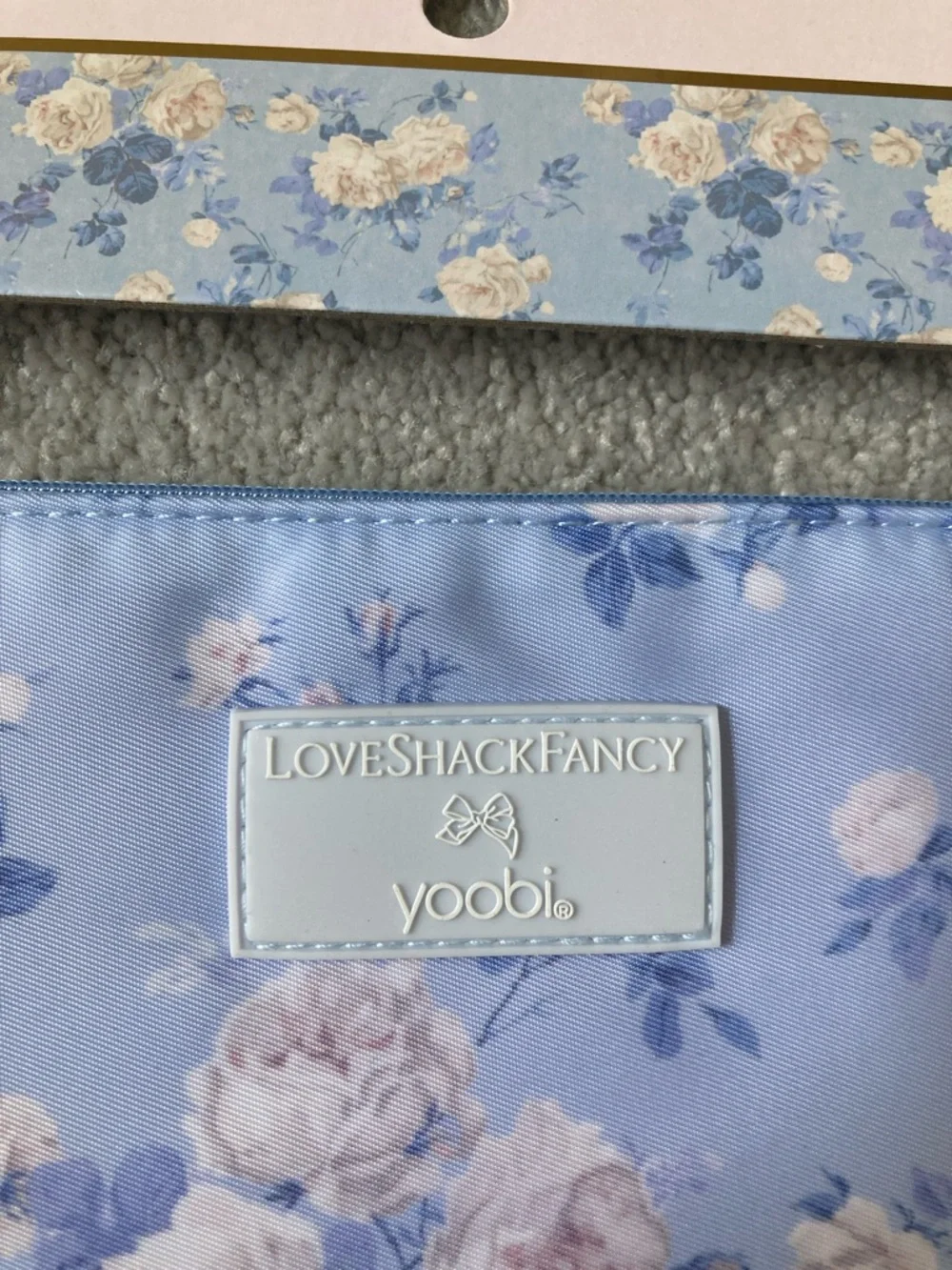 IN-HAND | LoveShackFancy x Target Yoobi Everblooming Rosette Ruffle Pencil Case